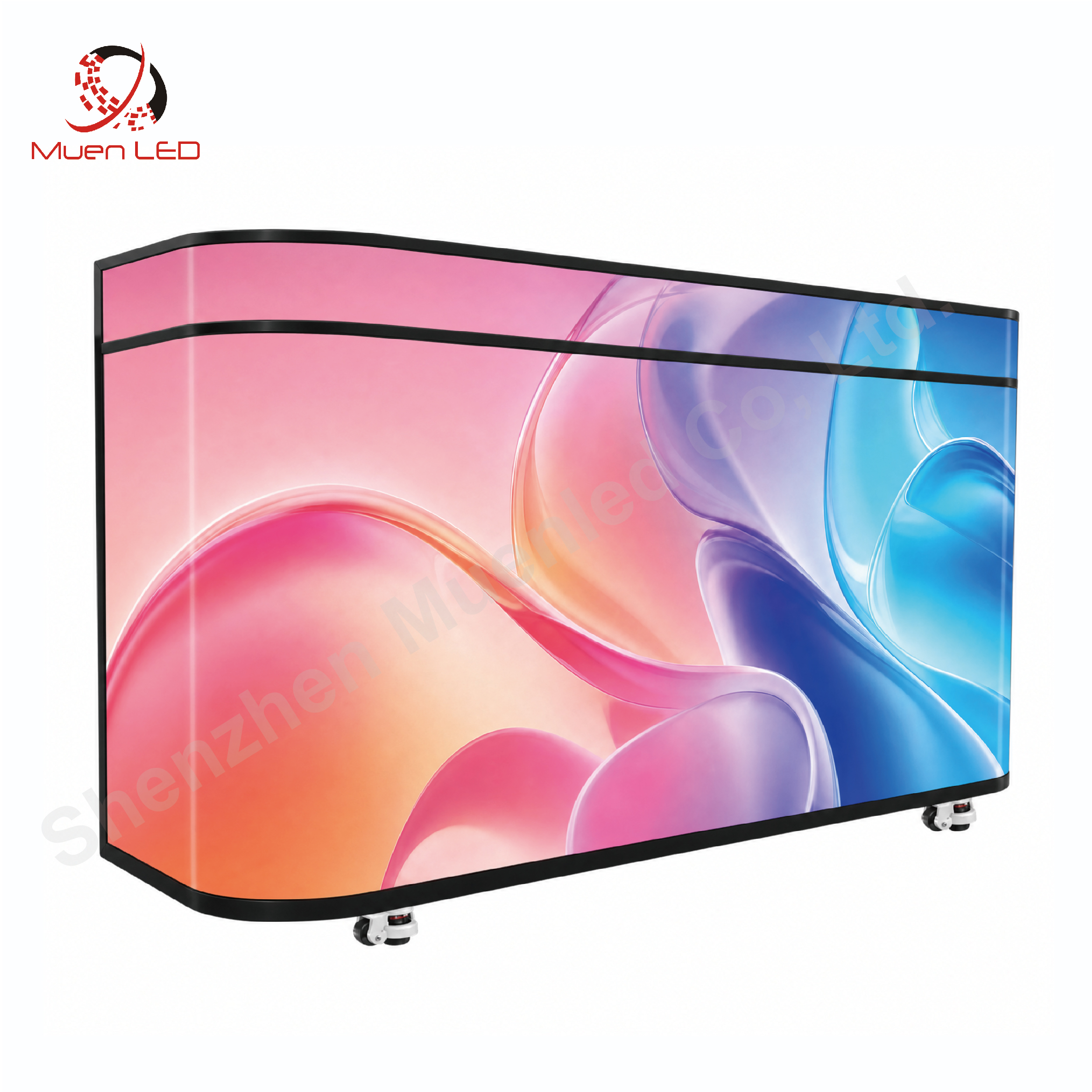 QTA2.5 GOB P2.5 Indoor Front Desk Display with 3840HZ Led Display for Shopping Mall