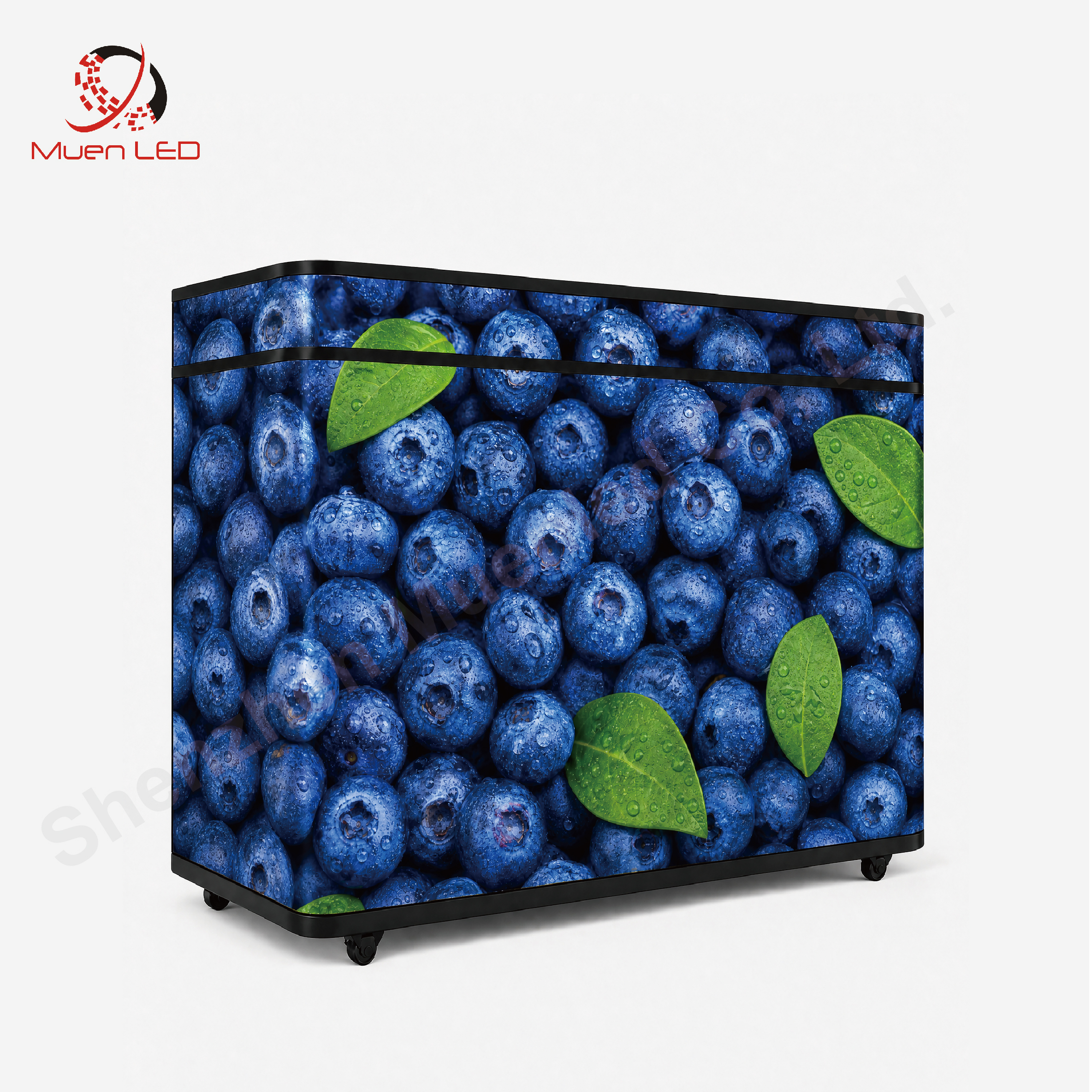 QTC2 GOB P2 Front Desk Led Display Indoor Led Video Wall 1036x586mm LED Display Panel for Station