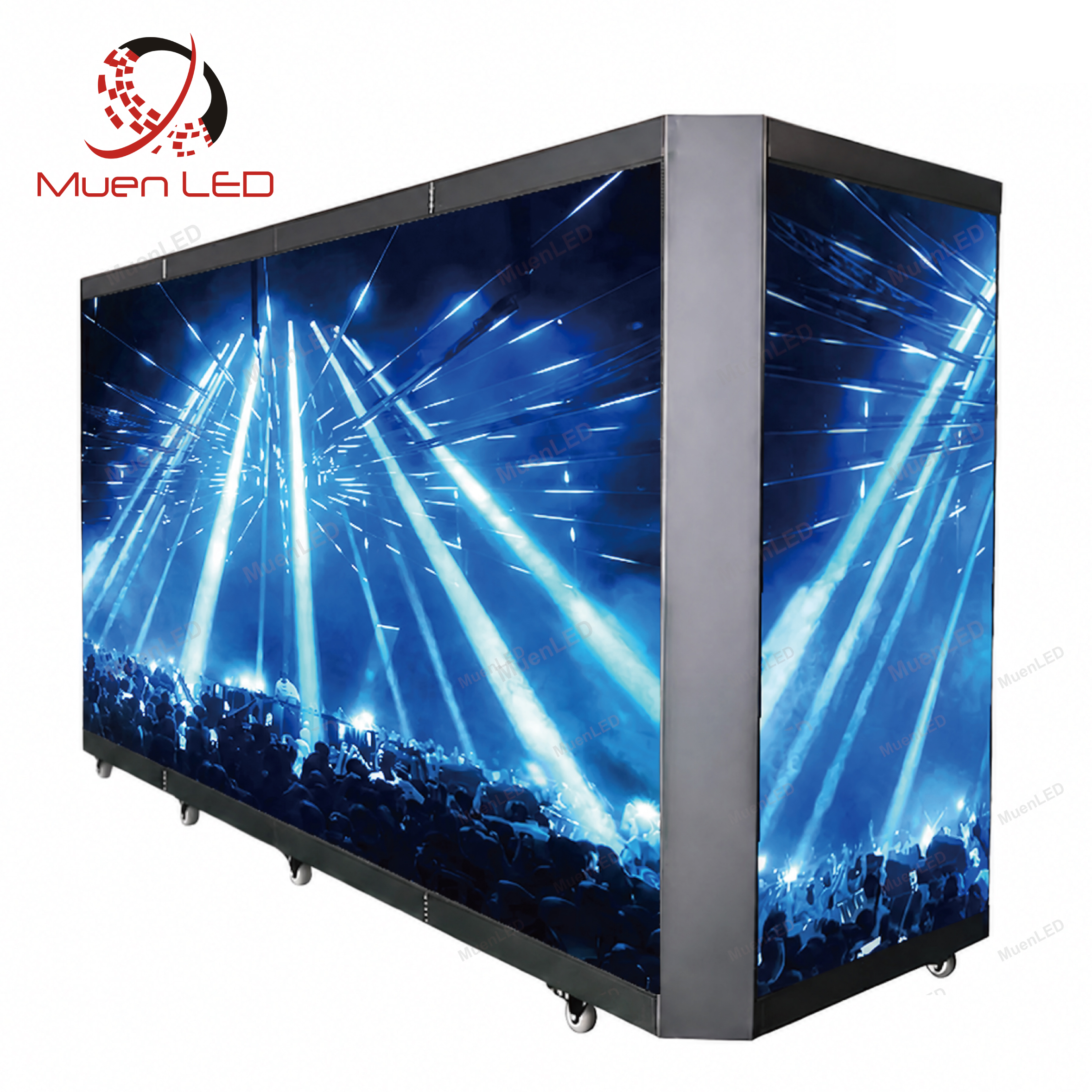 ZD-I-3.91 High Brightness 800cd P3.91 Portable LED Display DJ Front Desk Full Color Signage LED Display