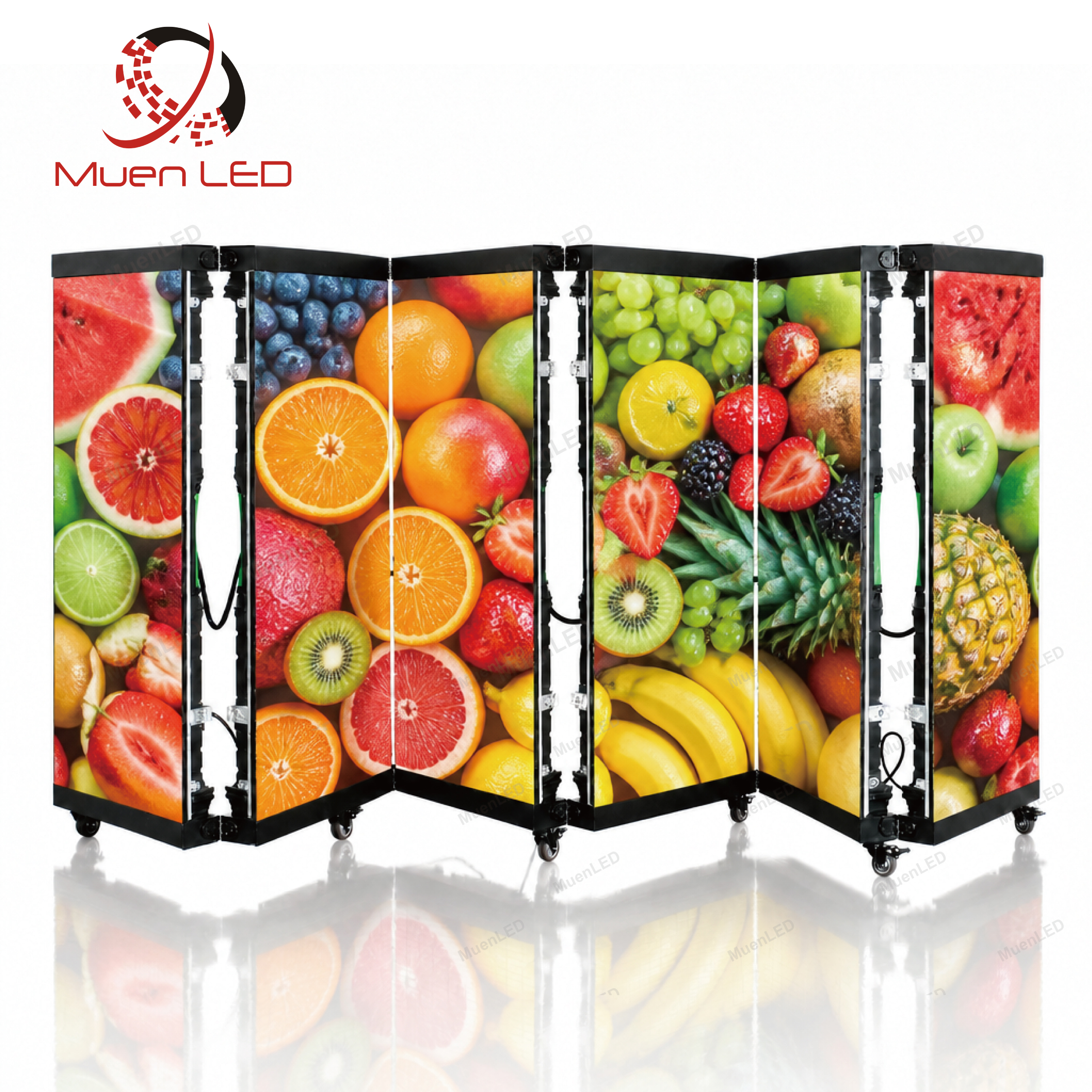 ZD-O-4.81 Foldable DJ Booth Front Desk LED Display Outdoor Waterproof Outdoor LED Display for Reception Events