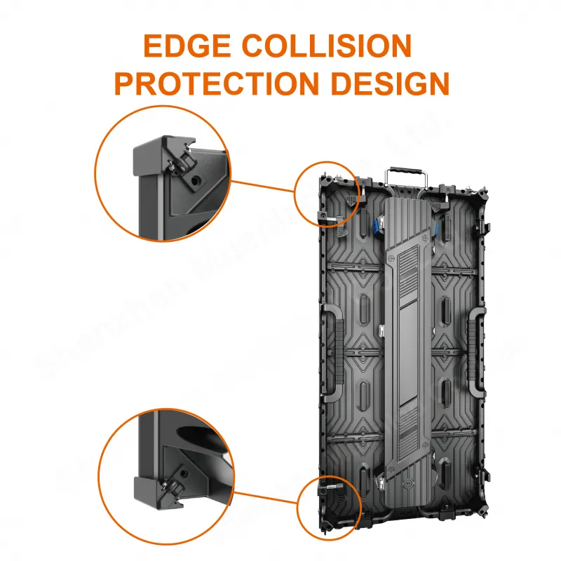 CRC4.81 Outdoor Rental LED Display 500x1000x65mm P4.81 3840Hz IP65 - 图片 3