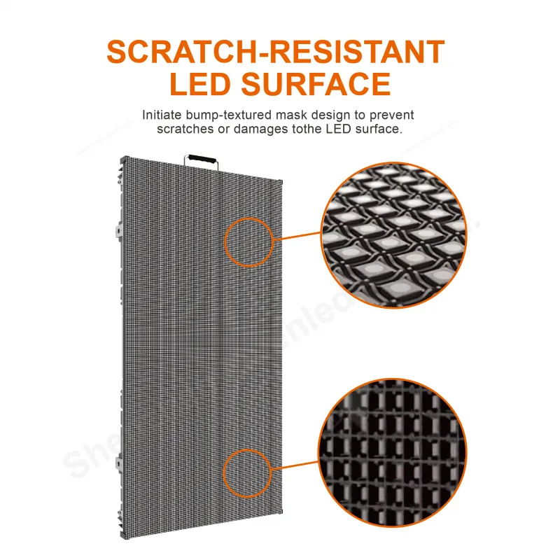 CRC4.81 Outdoor Rental LED Display 500x1000x65mm P4.81 3840Hz IP65 - 图片 4