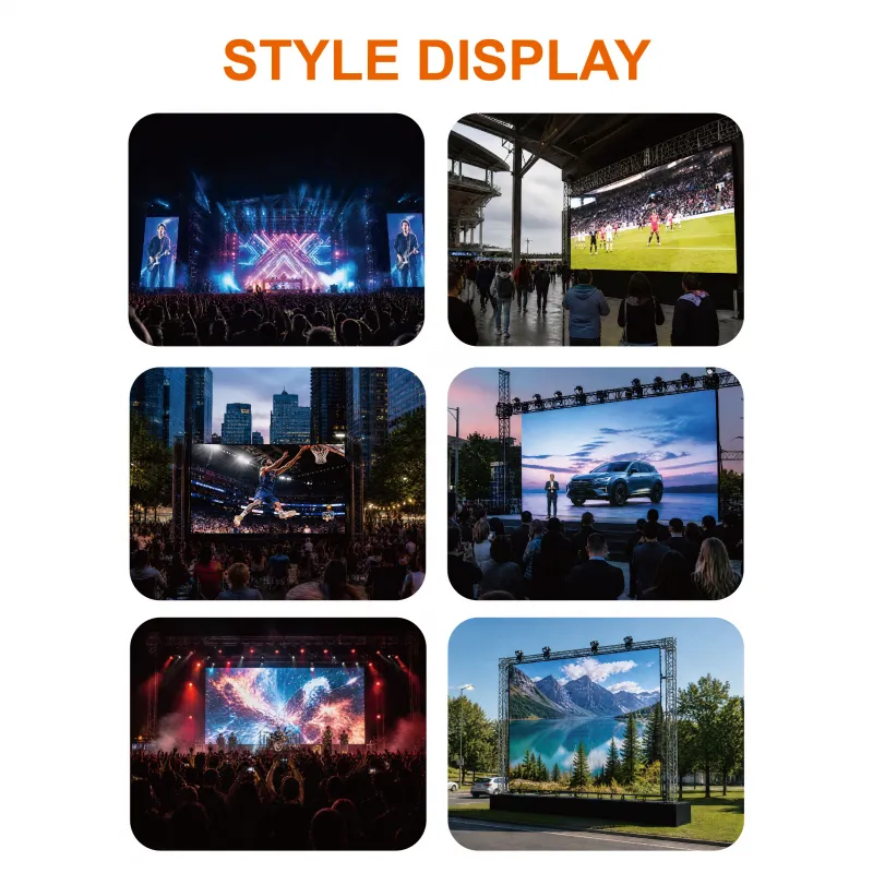 CRC4.81 Outdoor Rental LED Display 500x1000x65mm P4.81 3840Hz IP65 - 图片 7