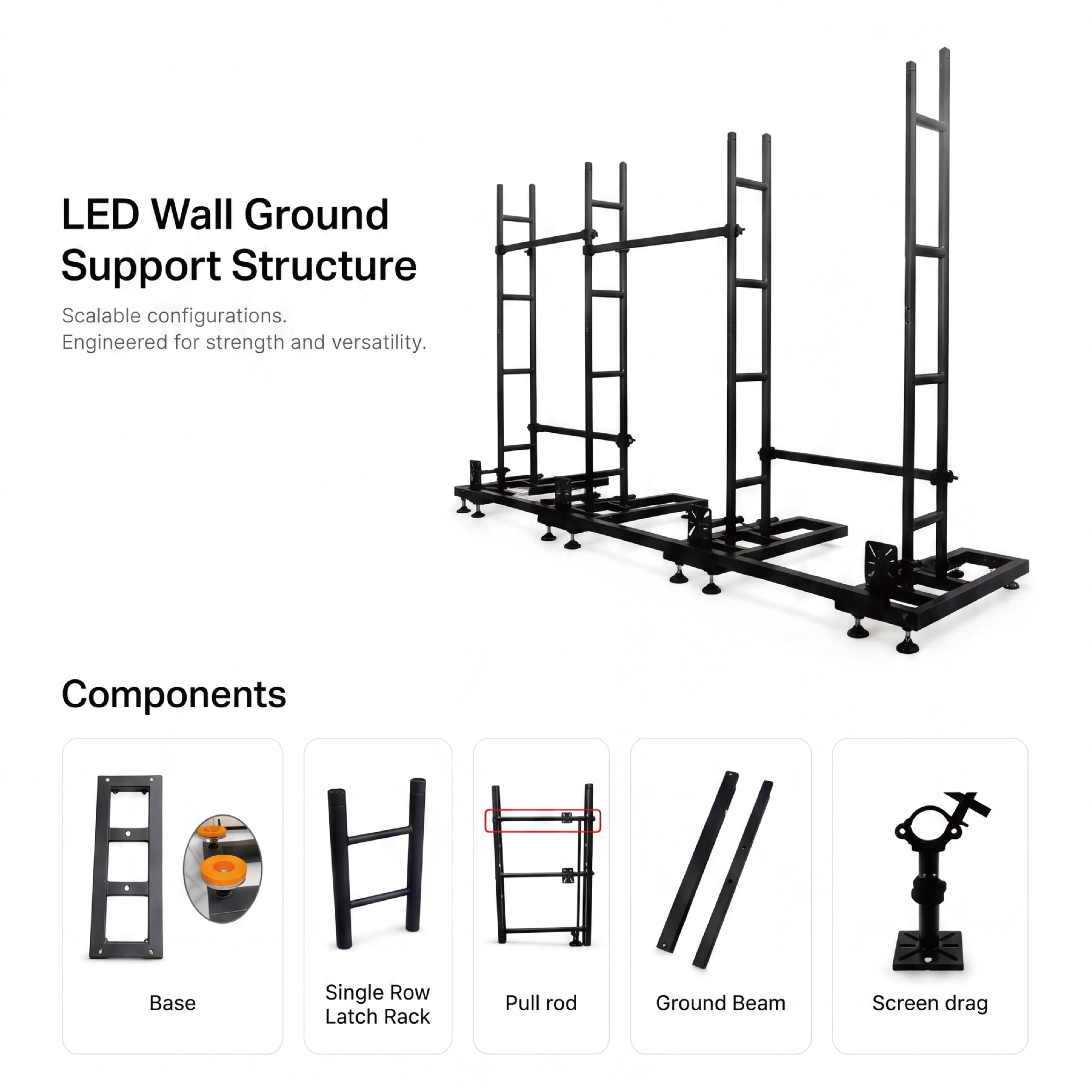 Stage Ground Display Truss Lifting Tower Truss Outdoor Concert Stand Stage Truss 6x3m for Event - 图片 2