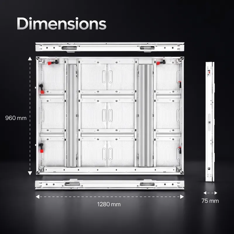 SS4.4 Outdoor Waterproof Large Screen LED Display P4.4 LED Panel Module Digital Billboard for Train Station - 图片 3