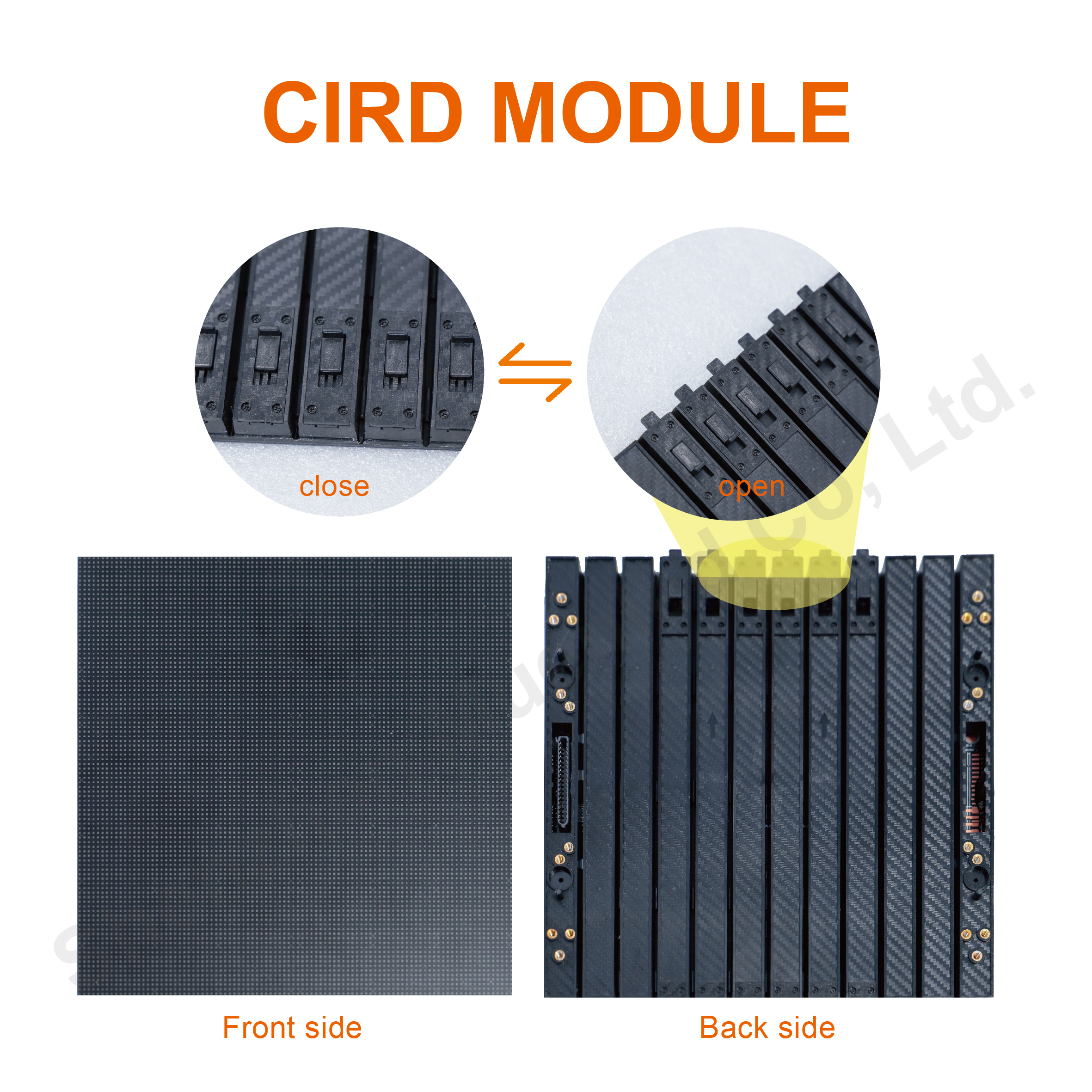 CIRD2.976 Indoor Flexible Rental LED Display 500x500x65mm P2.976 - 图片 2