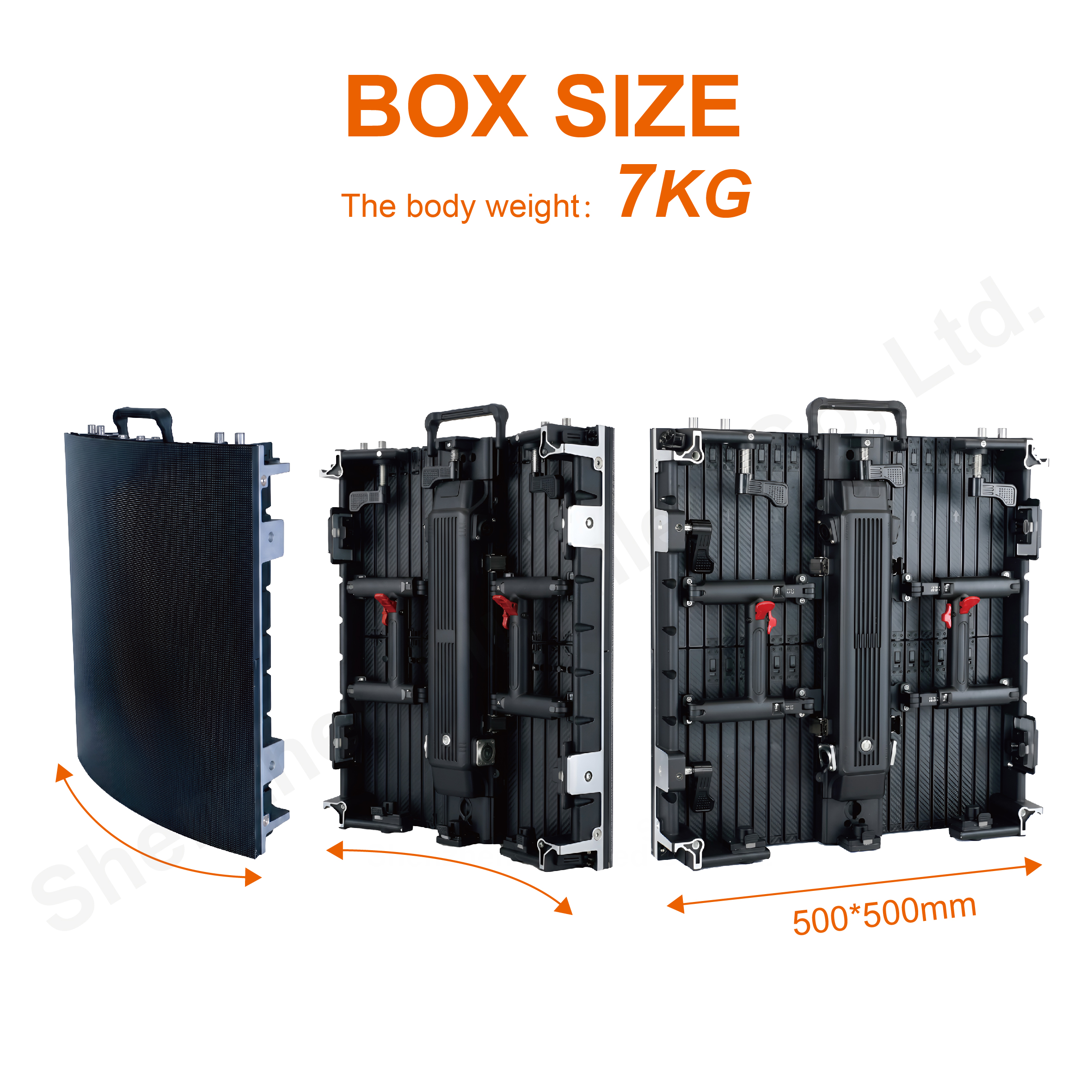 CIRD2.976 Indoor Flexible Rental LED Display 500x500x65mm P2.976 - 图片 3