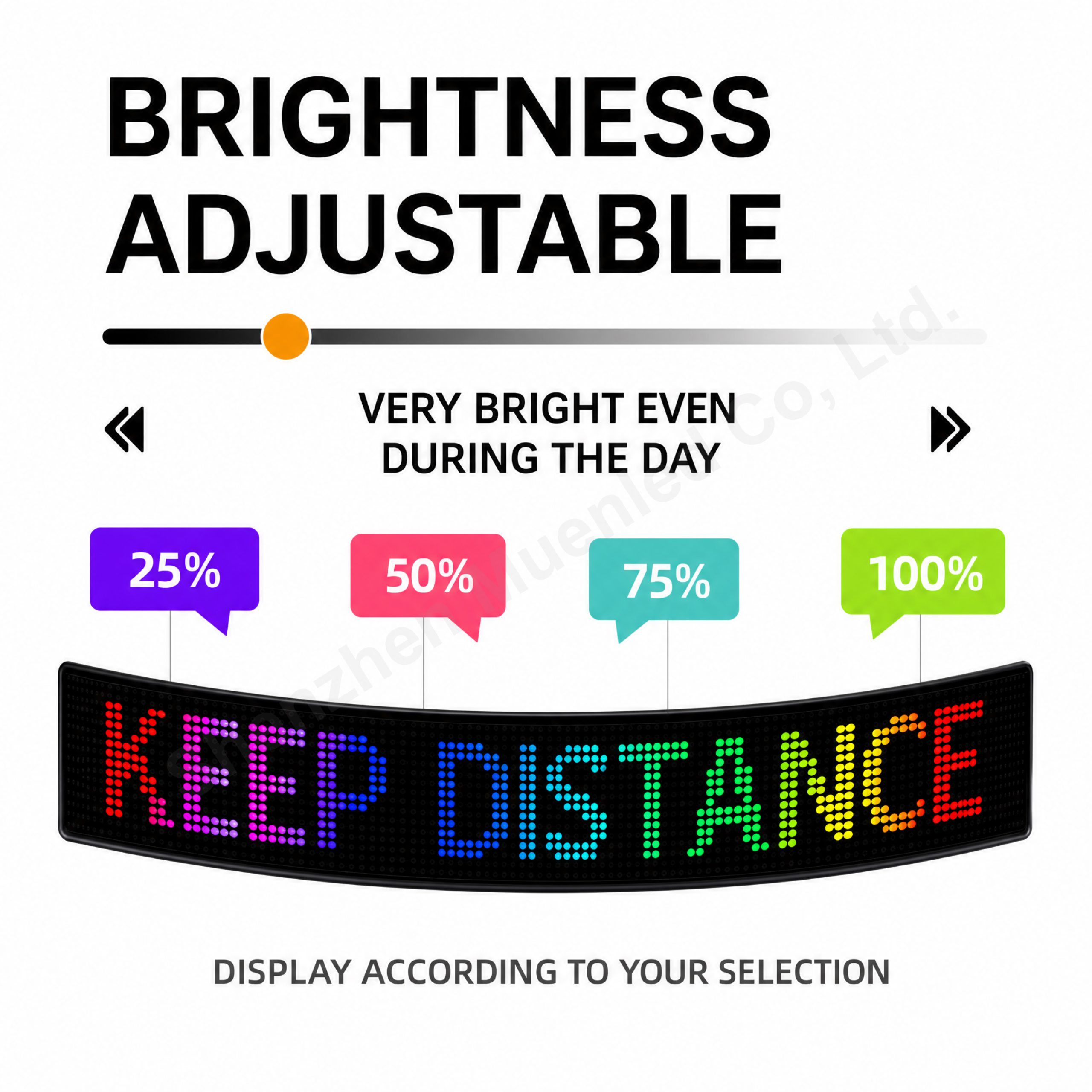 Flexible LED Soft Screen Eye of the Devil Bluetooth Car LED Smart Sticker IP65 Waterproof LED Display - 图片 4