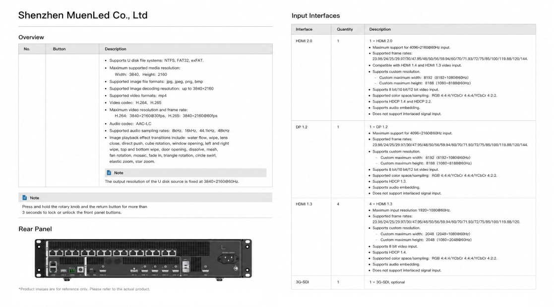 Nova V16 all-in-one LED display controller 16-port video processor - 图片 4