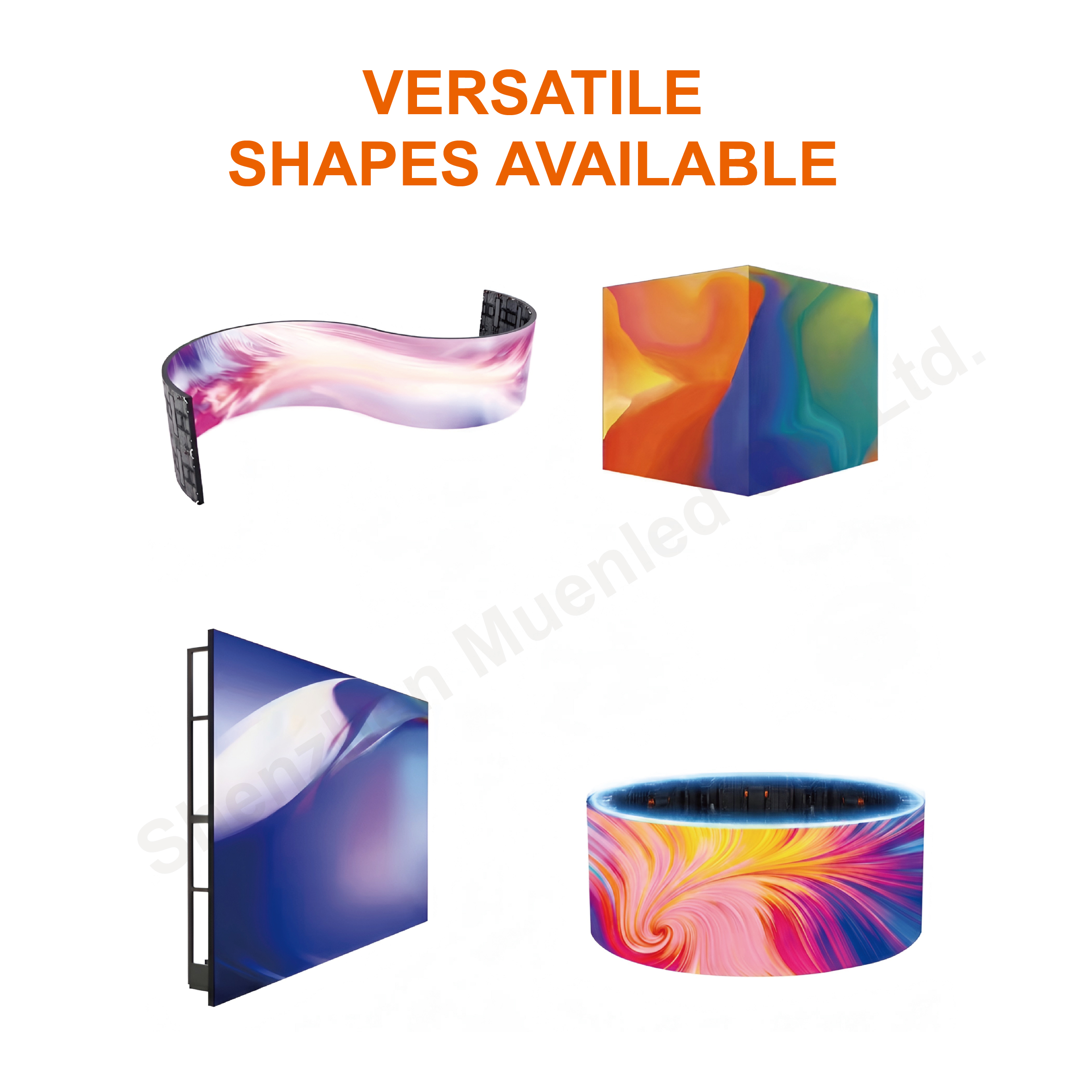 CIRD2.976 Indoor Flexible Rental LED Display 500x500x65mm P2.976 - 图片 6