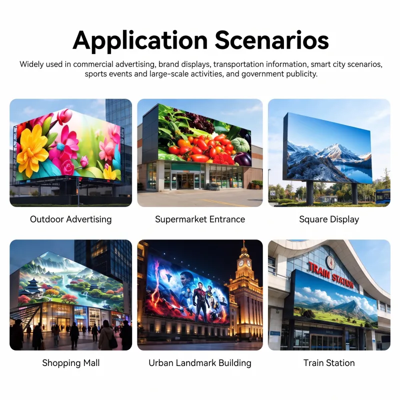 SS4.4 Outdoor Waterproof Large Screen LED Display P4.4 LED Panel Module Digital Billboard for Train Station - 图片 7