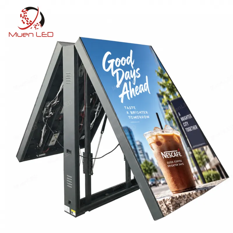 AF4 Front Access Flip up RGB Double Sided P4 Advertising LED Display Screen LED Video Wall