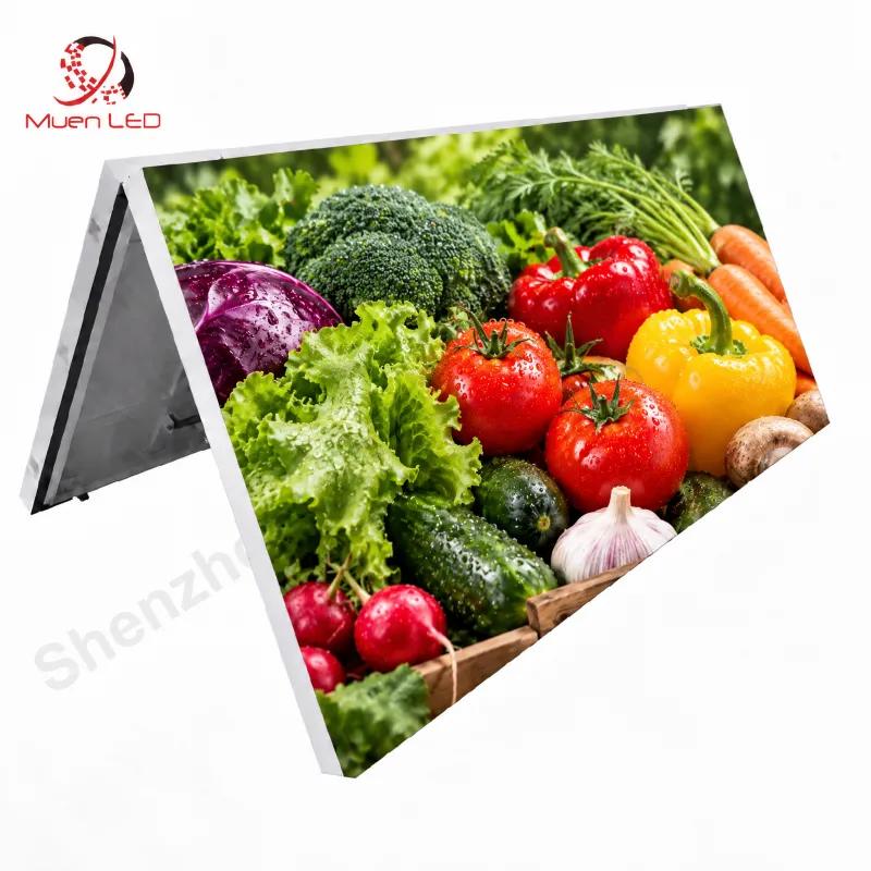 AF6 Front Opening Maintenance P6 Outdoor Advertising LED Display Screen Foldable Design Outdoor LED Display