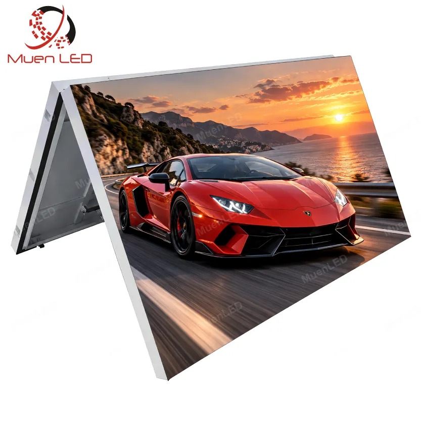 AFA2.604-2000mm Outdoor Front-Opening LED Light Box 2000x1000x150mm P2.604 IP65 Front Maintenance