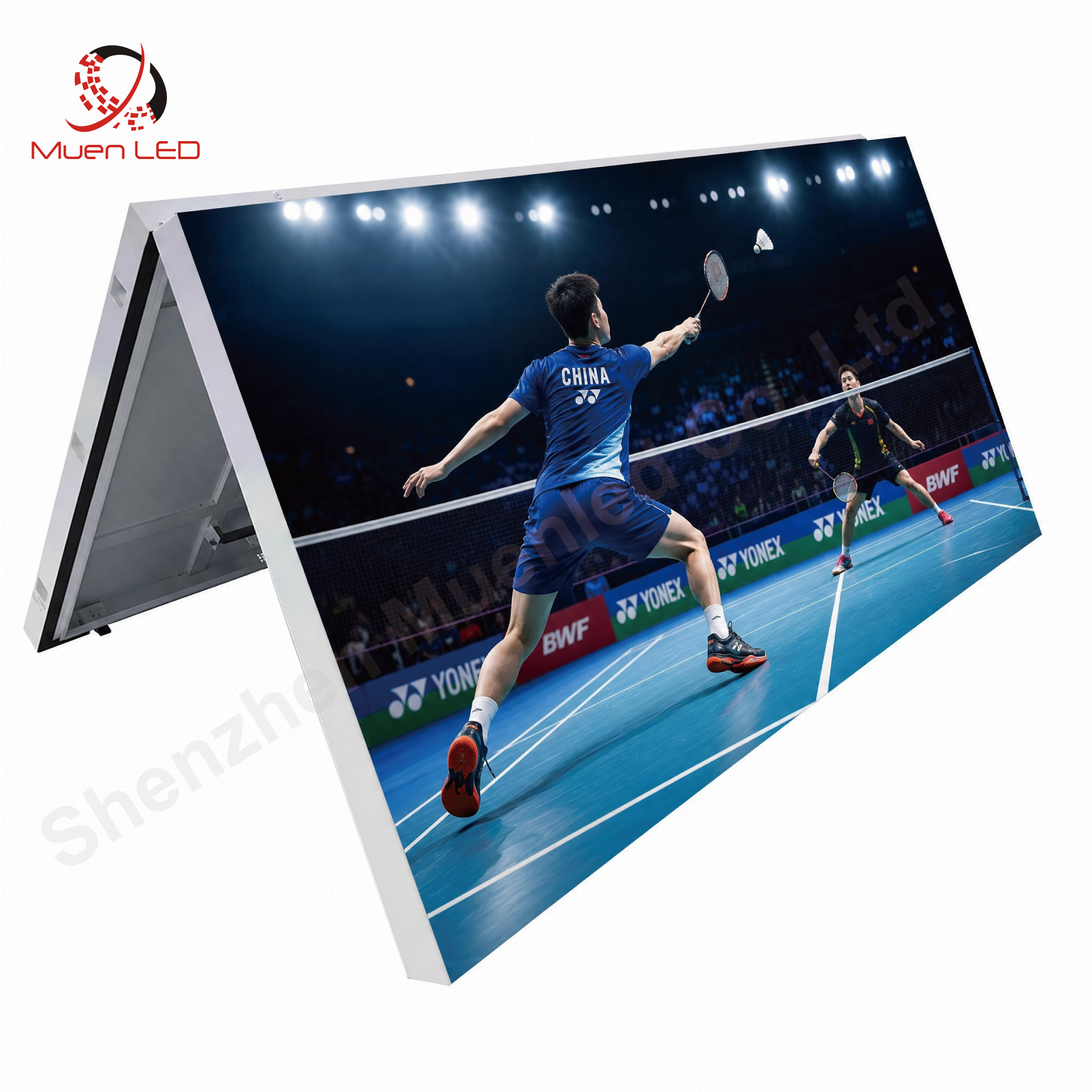 AFA3.91 2000x1000x150mm outdoor double sided front opening LED display P3.91 IP65