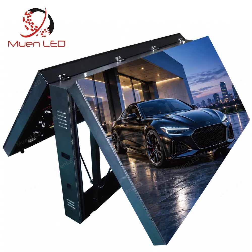 AFB2.604-2000mm Outdoor Front-Opening LED Light Box 2000x1000x310mm P2.604 IP65 Front Maintenance