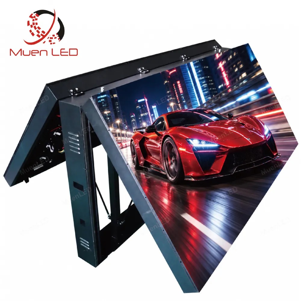AFB3.91-2000mm Outdoor Front-Opening LED Light Box 2000x1000x310mm P3.91 IP65 Front Maintenance