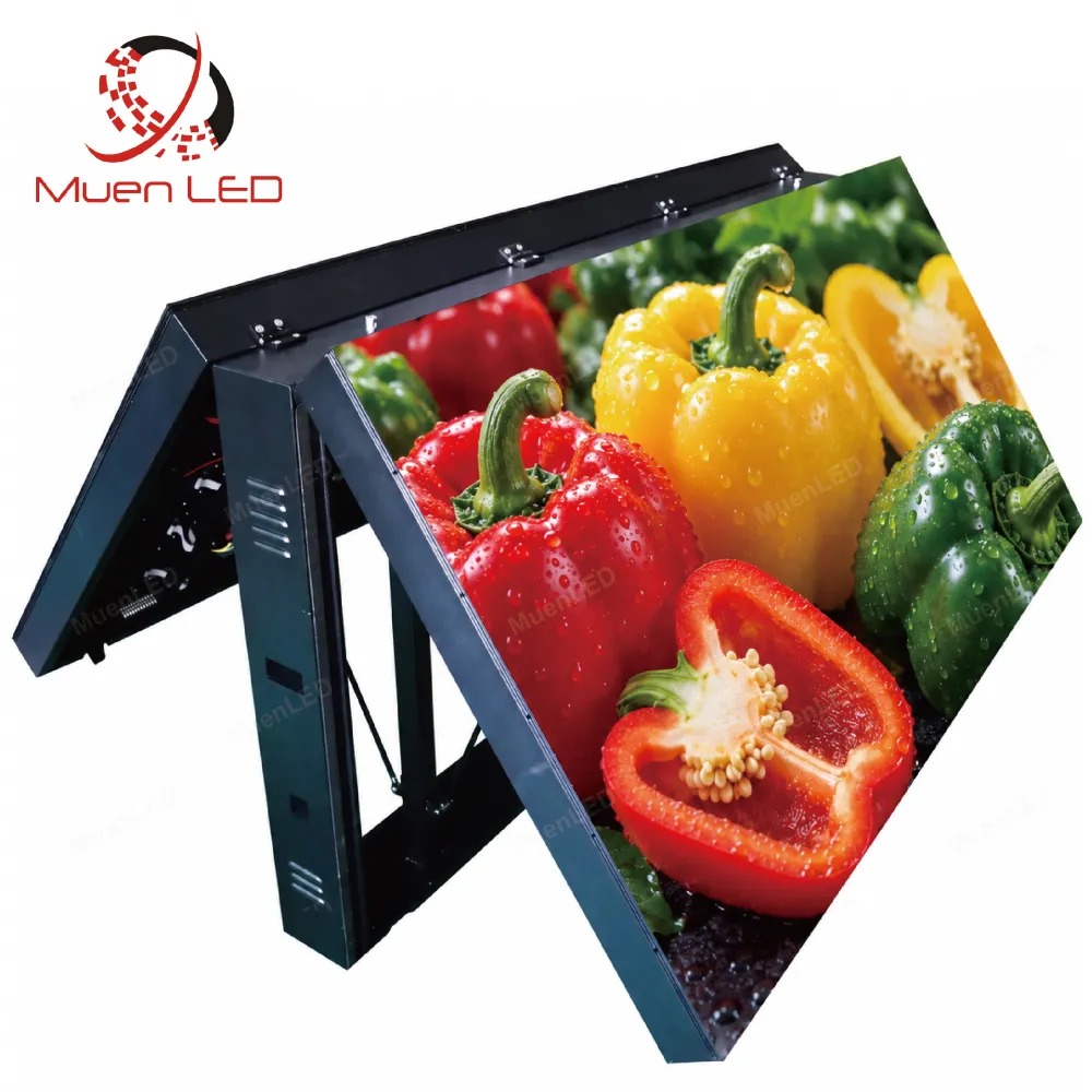 AFB4-1920mm Outdoor Front-Opening LED Light Box 1920x960x310mm P4 IP65 Front Maintenance