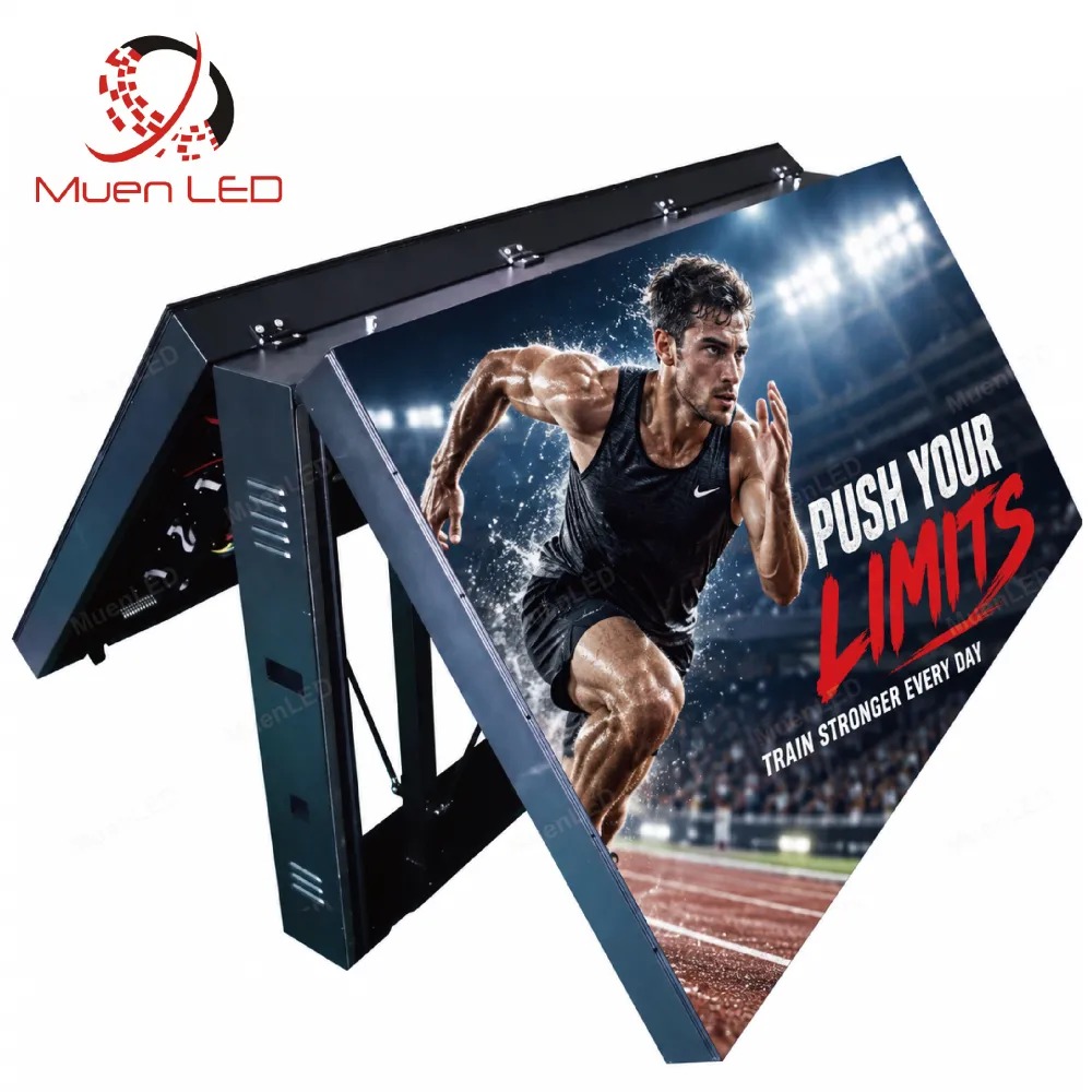 AFB5-1920mm Outdoor Front-Opening LED Light Box 1920x960x310mm P5 IP65 Front Maintenance