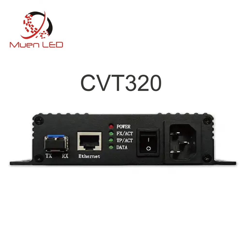 CVT320 single mode optical fiber converter for LED display