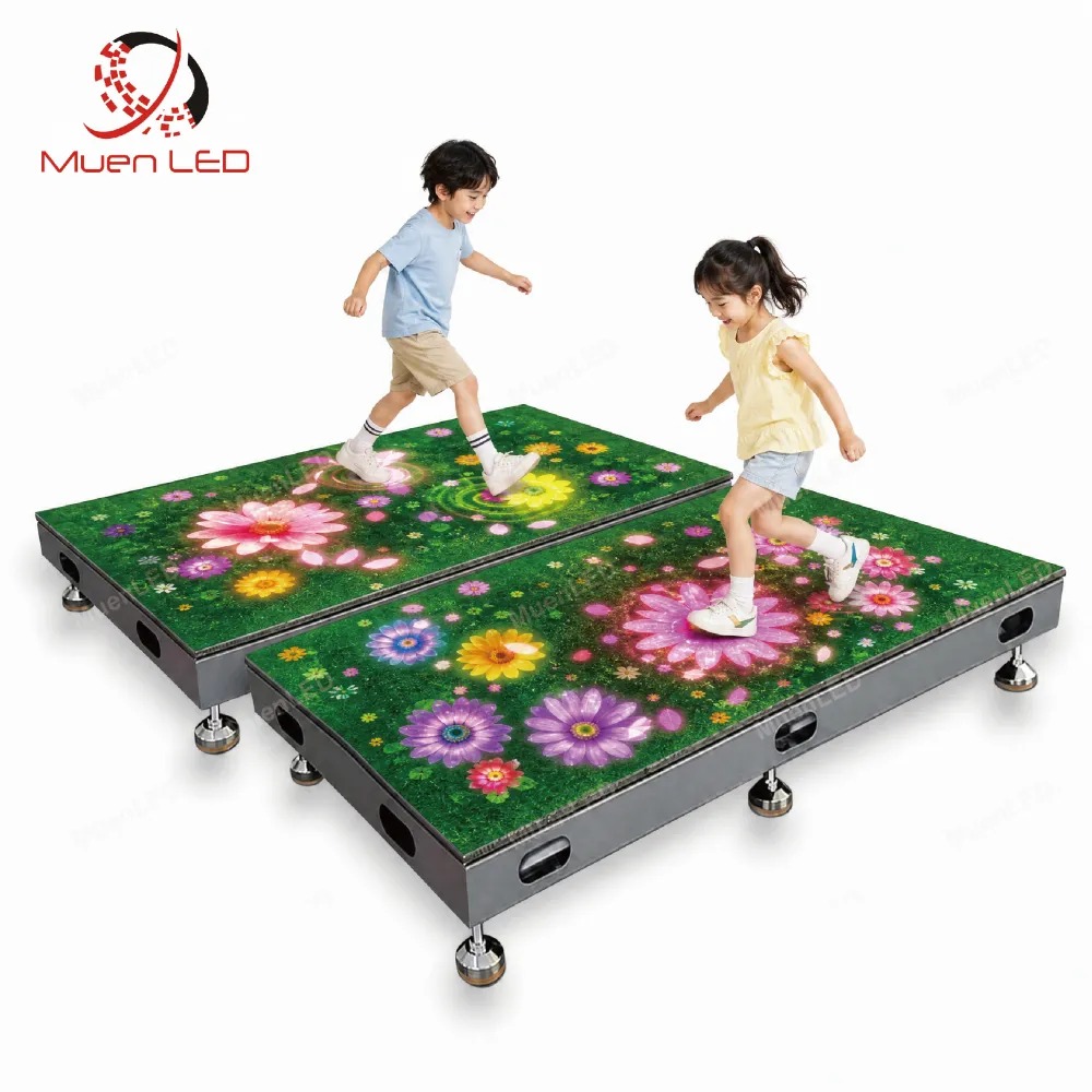 DZIC2.976 Interactive Indoor LED Floor Tile Screen 500x1000x65mm P2.976 IP43