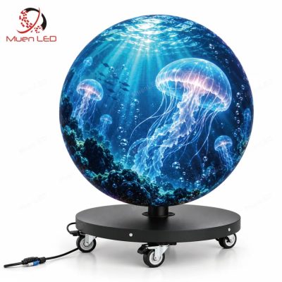 QX2-2000mm Indoor LED Spherical Screen 2000mm Diameter P2 3840Hz Full Sphere