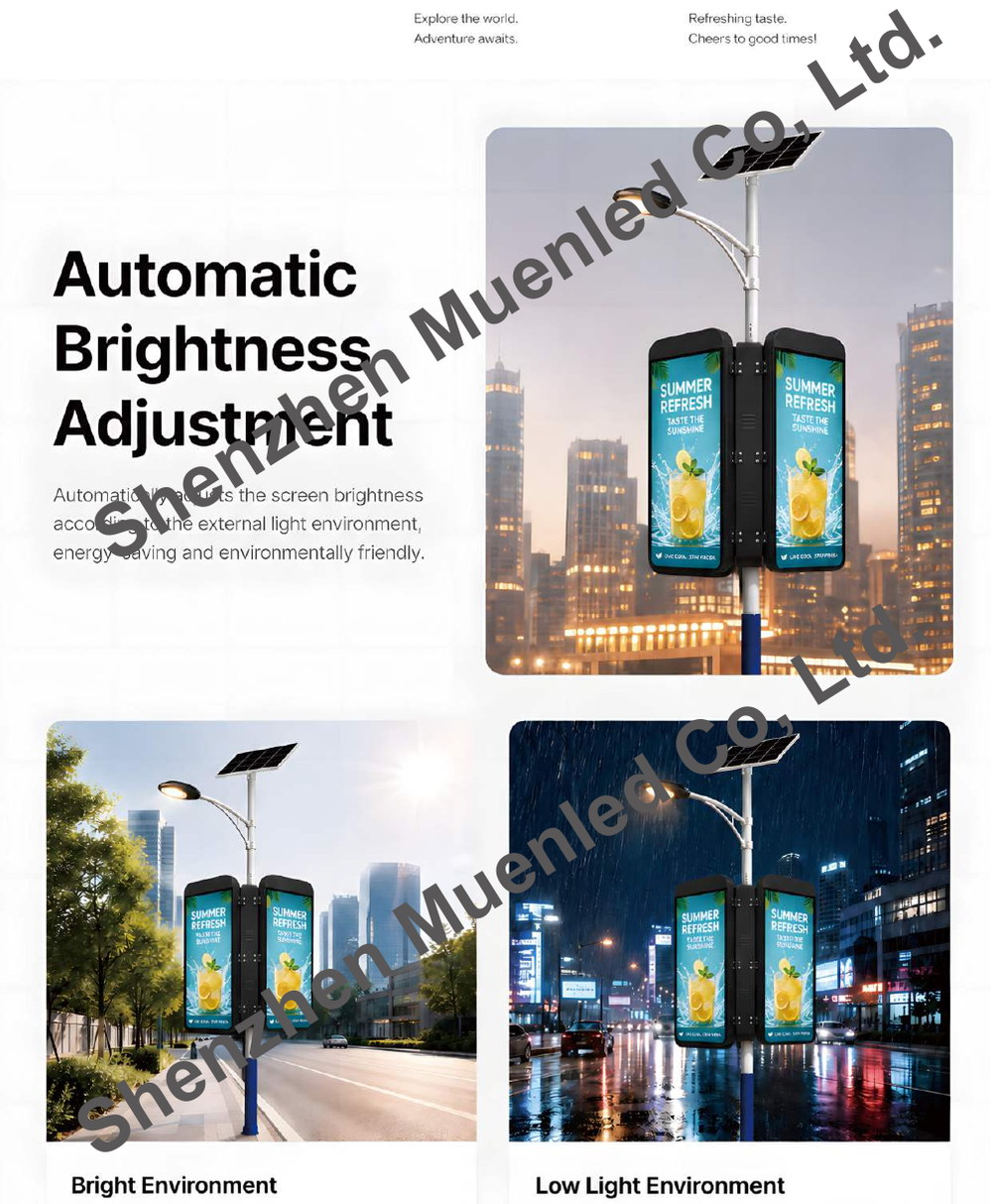 DGA2.5-Double-IRON outdoor LED pole screen specification sheet 3