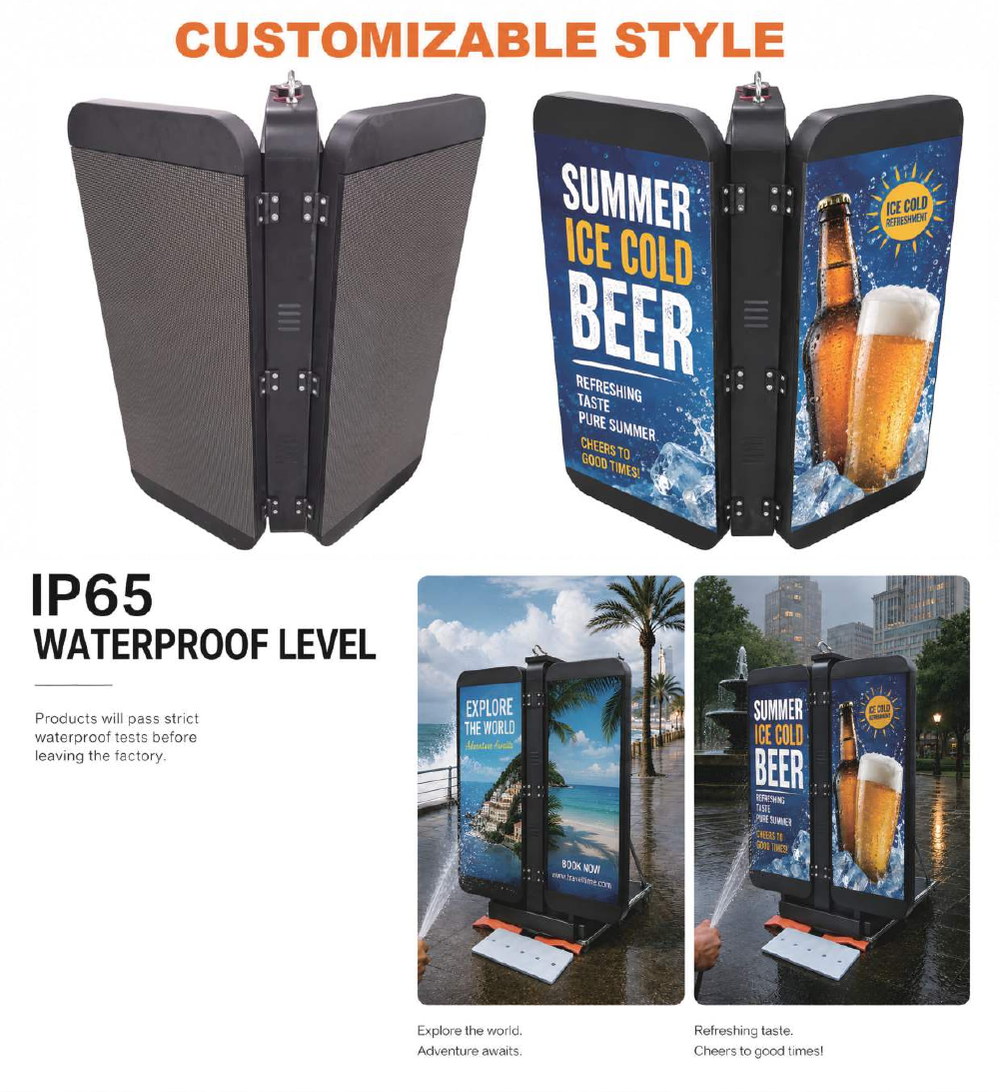 DGB4-Double-ALU outdoor LED pole screen specification sheet 2