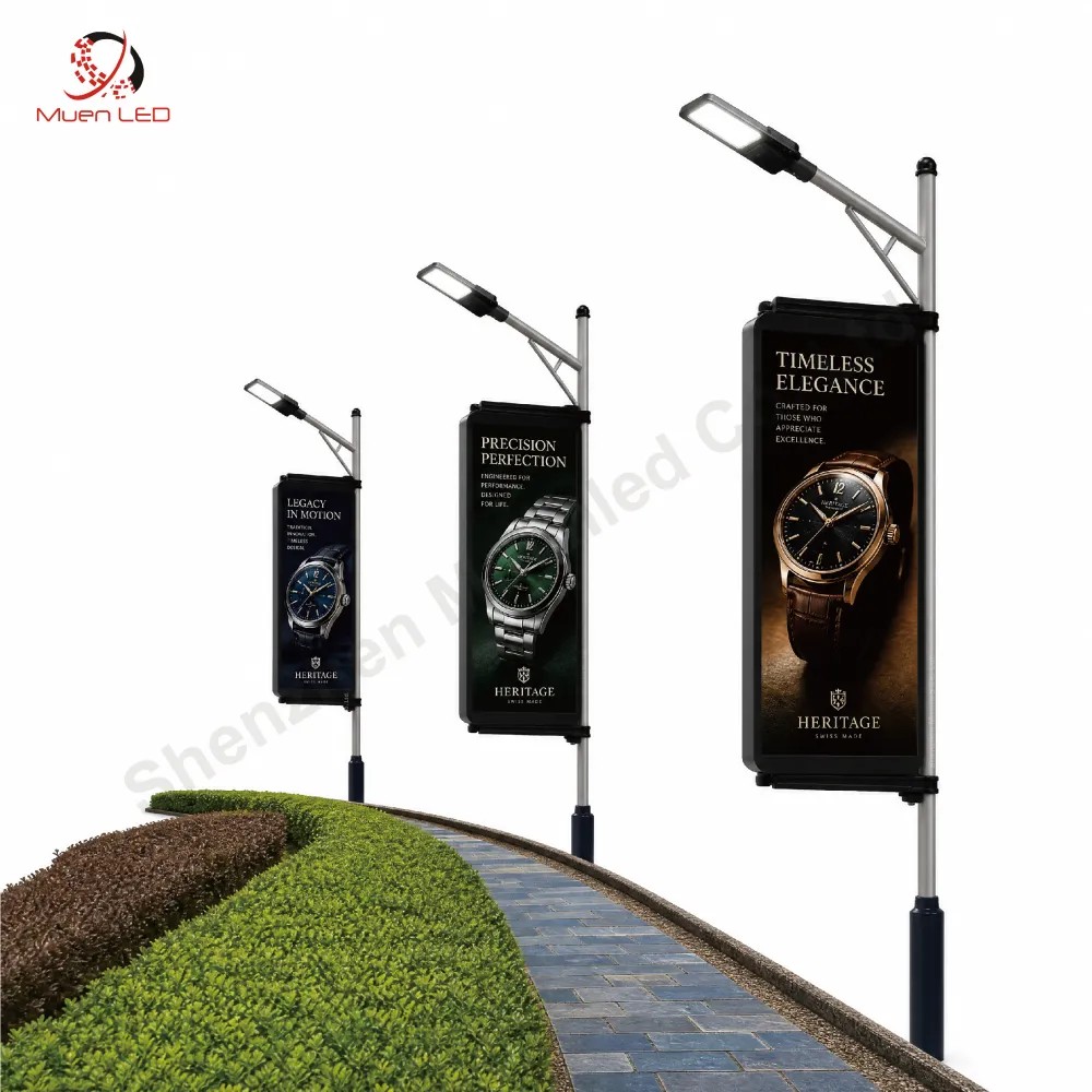 960x1920x140mm outdoor waterproof road light pole LED screen aluminium case - 图片 2