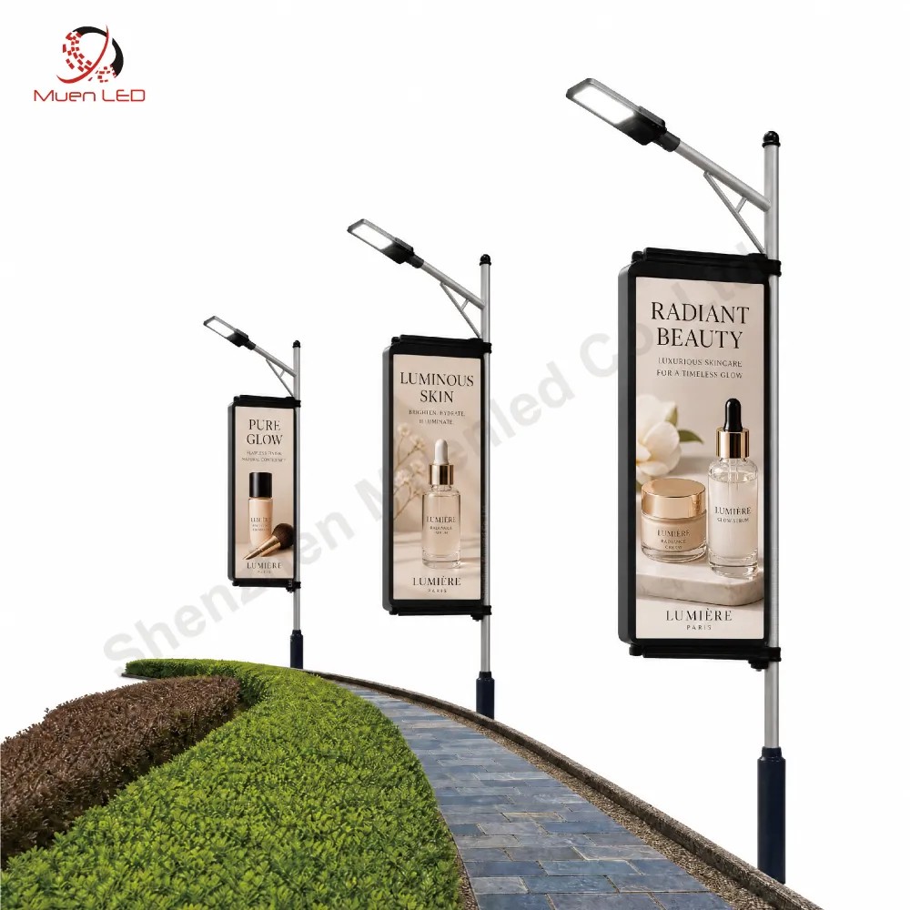 960x1920x140mm outdoor waterproof road light pole LED screen aluminium case - 图片 3