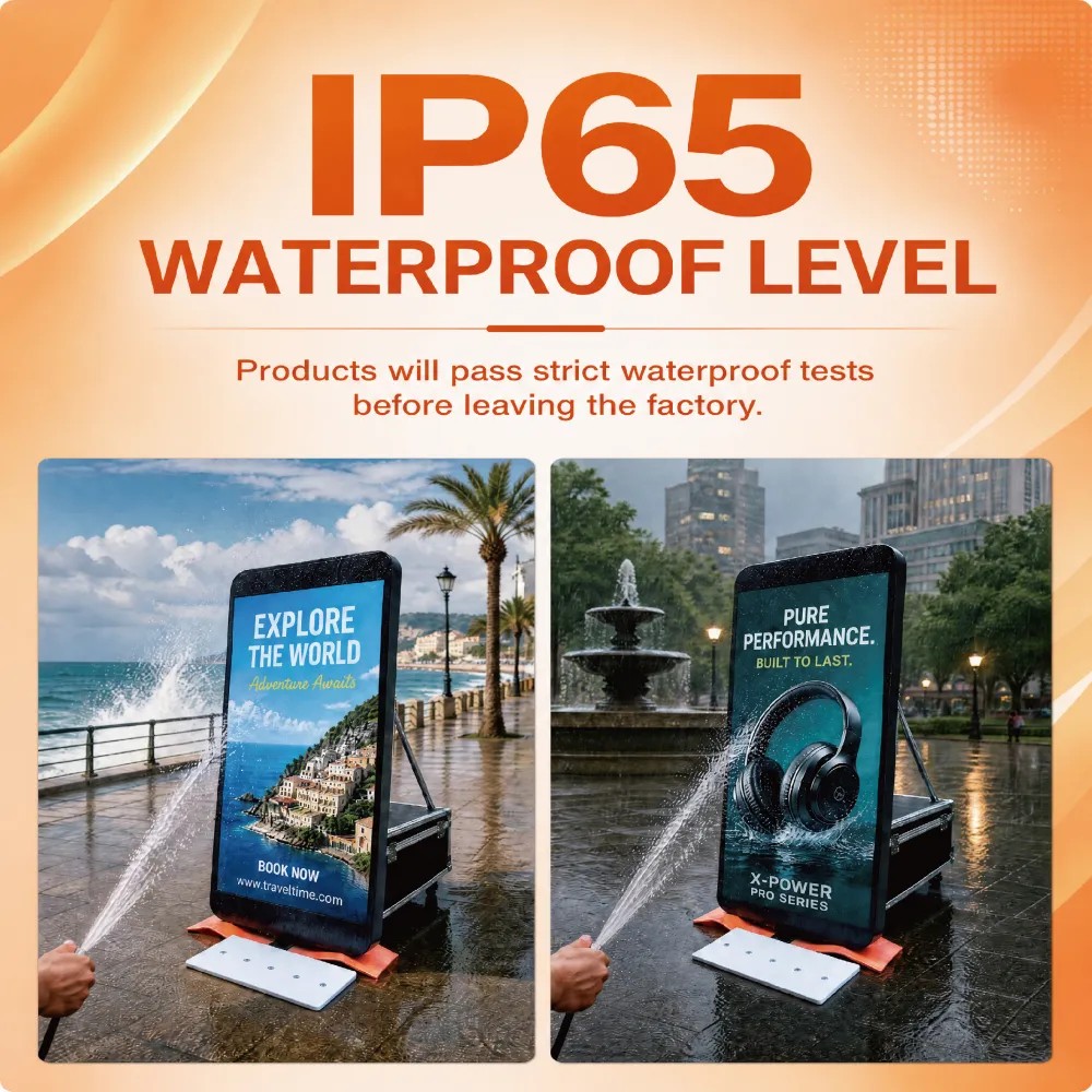 960x1920x140mm outdoor waterproof road light pole LED screen aluminium case - 图片 7