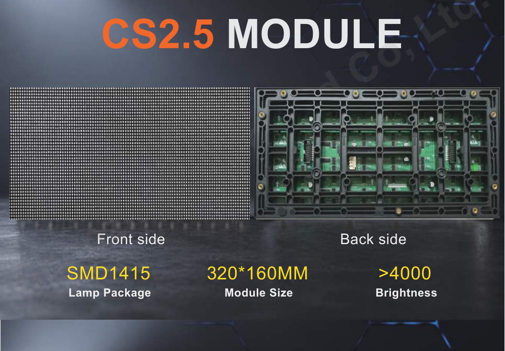 CS2.5 LED display specification sheet 2