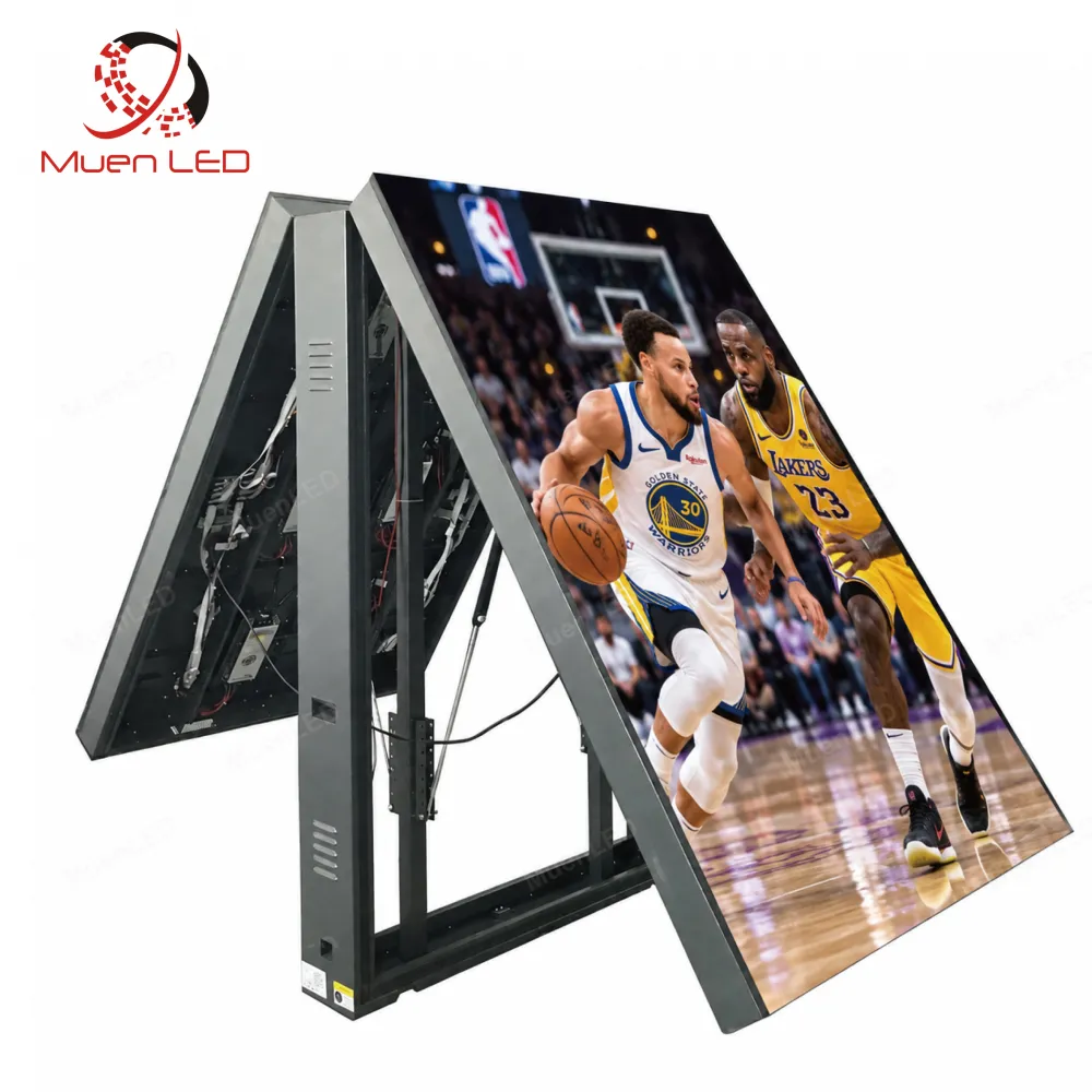 O-AF-960x1920x310mm outdoor double sided waterproof front flip aluminum LED light box