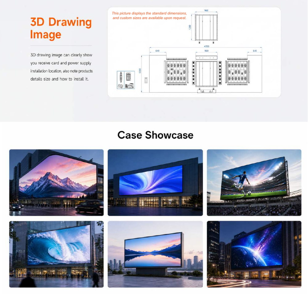 1600x800x310mm LED display specification sheet 3