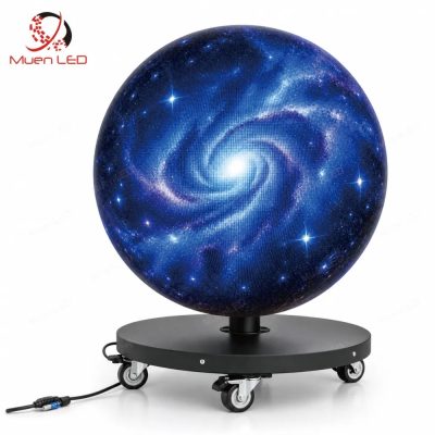 QX2.5-1200mm Indoor LED Spherical Screen 1200mm Diameter P2.5 3840Hz Full Sphere