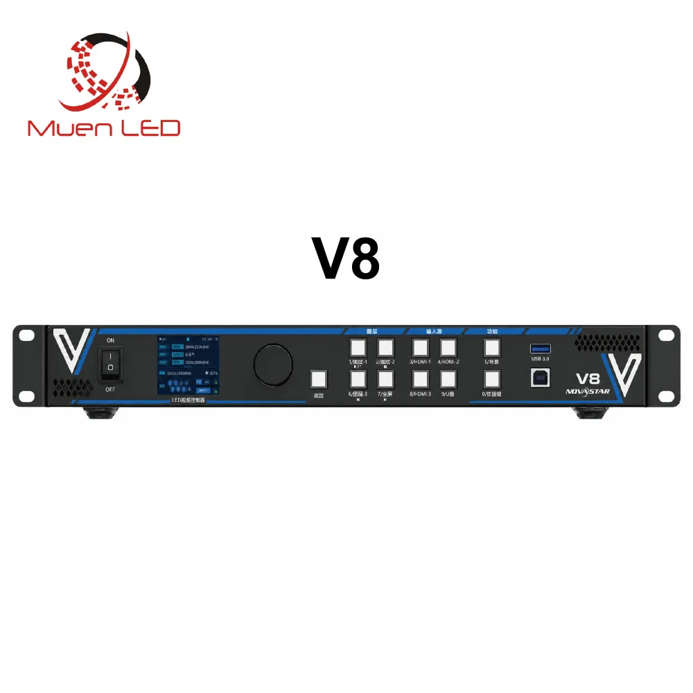 Nova V8 all-in-one LED display controller 8-port video processor