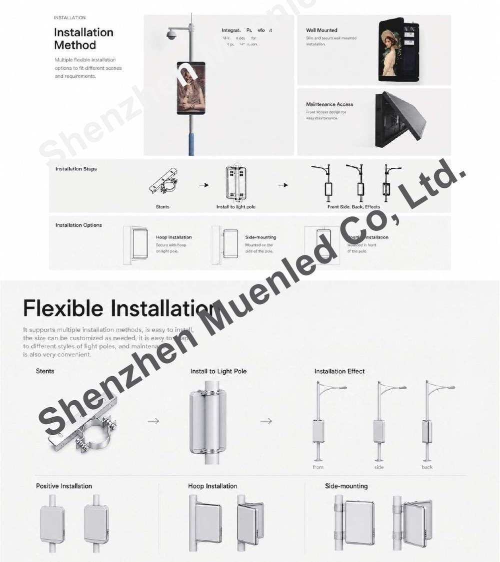 DGB2.5-OneSide-IRON outdoor LED pole screen specification sheet 5