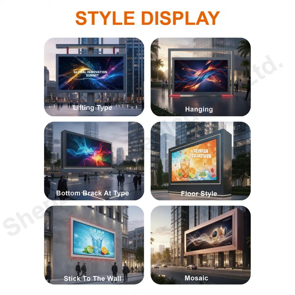 CS2.5 Outdoor Fixed LED Display 960x960x140mm P2.5 3840HZ IP65 4000nits detail 6