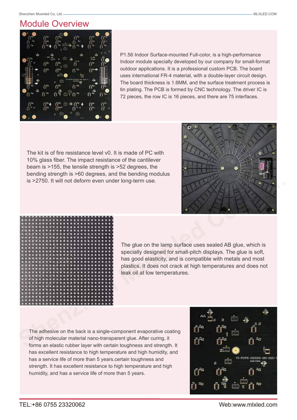 MZ-I-P1.56-GOB-250x250mm-40S-M LED display specification sheet 2