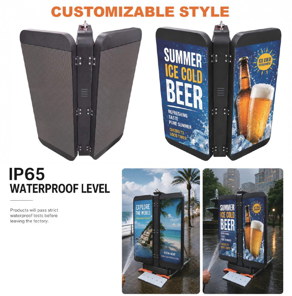 DGB5-Double-ALU outdoor LED pole screen specification sheet 2