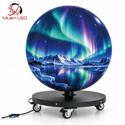 QX3-1500mm Indoor LED Spherical Screen 1500mm Diameter P3 3840Hz Full Sphere