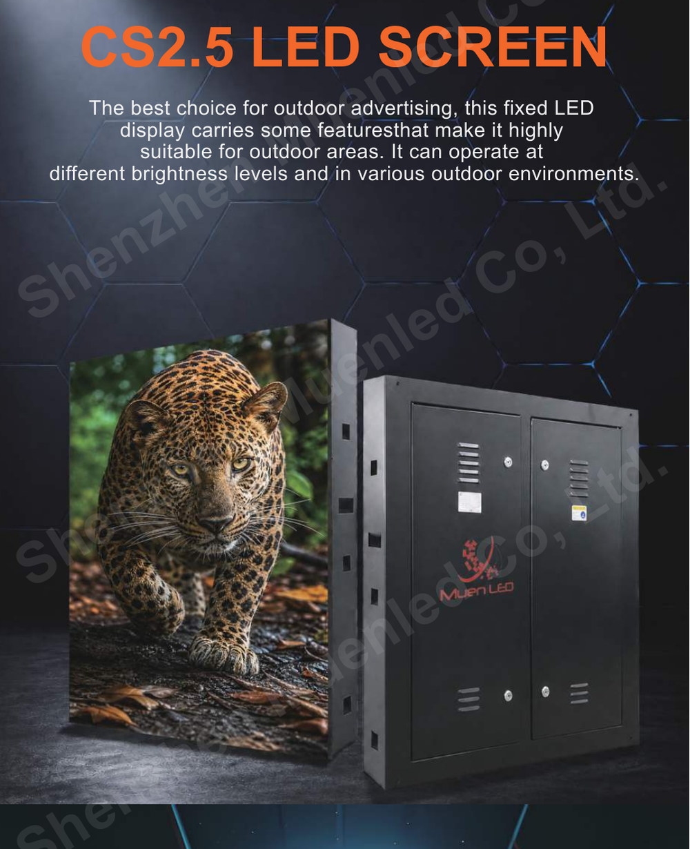 CS2.5 LED display specification sheet 4