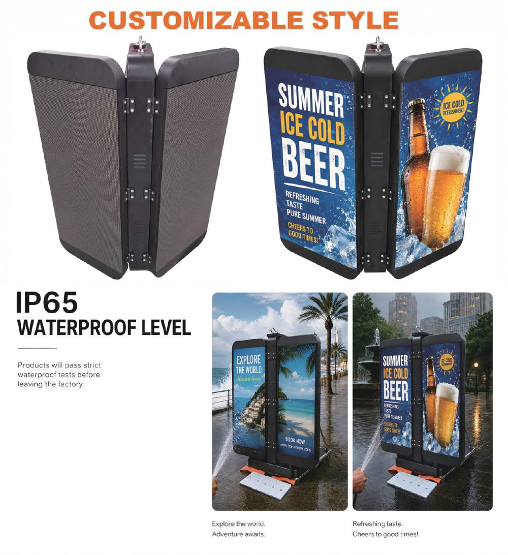 DGB4-Double-IRON outdoor LED pole screen specification sheet 2