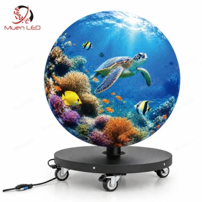QX3-1000mm Indoor LED Spherical Screen 1000mm Diameter P3 3840Hz Full Sphere