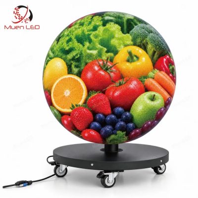 QX2-1200mm Indoor LED Spherical Screen 1200mm Diameter P2 3840Hz Full Sphere