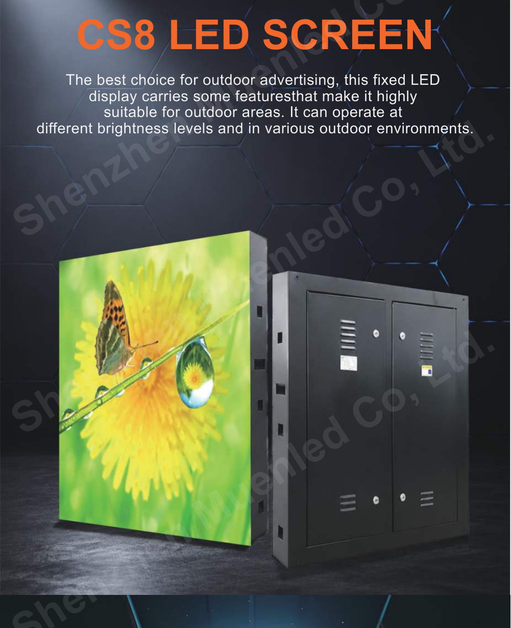 CS8 LED display specification sheet 4
